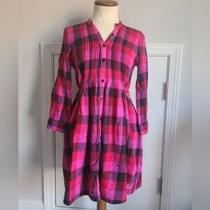 Victoria’s Secret Love Pink Dog Y2K 86 Babydoll Tunic Dress Size XS Rhinestone